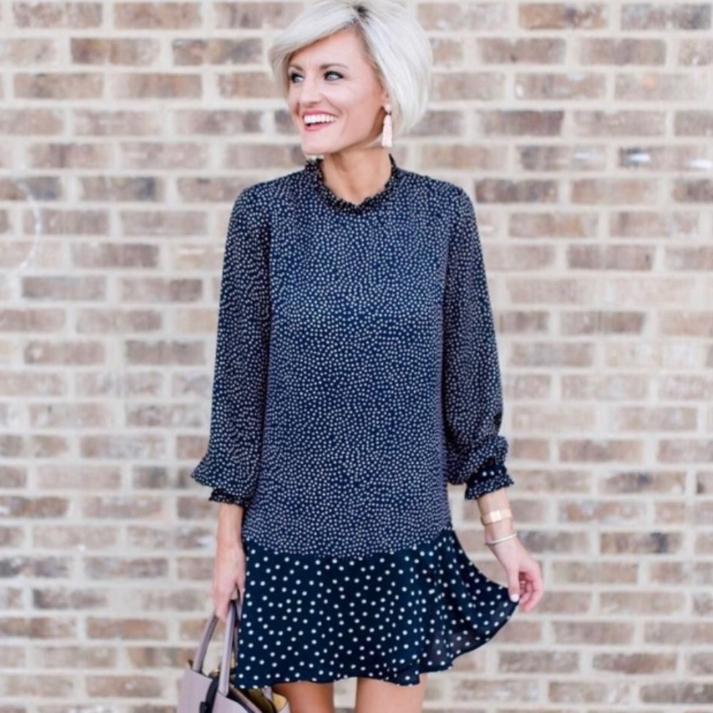 Polka Dot Ruffle Dress